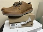 Clarks Mens Vargo Oxford Size 8 M Tan Leather Lace Up Casual