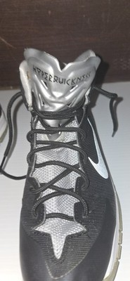 NIKE HYPERQUICKNESS BLACK SILVER WHITE BASKETBALL 622759-009  SZ- 7Y