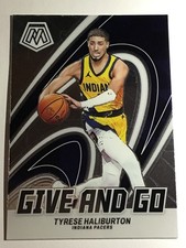 2023-24 Panini Mosaic - Give and Go - Tyrese Haliburton - #7