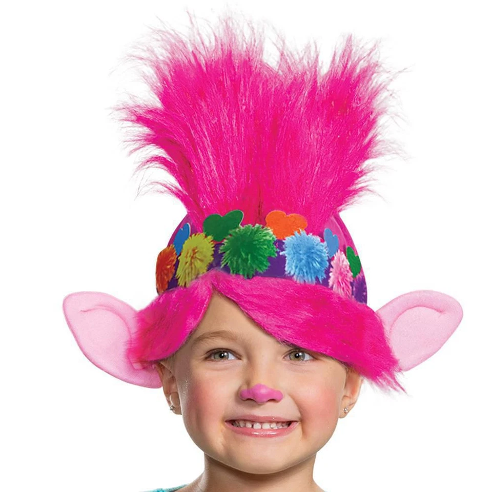 New Trolls World Tour Poppy Rainbow Halloween Costume Girls Toddler (3-4T) — 第 4/4 张图片