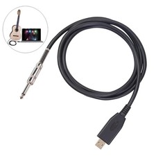 2M Gitarrenbass 1/4 '' 6,35 Mm Buchse An USB Link Instrumentenkabeladapter