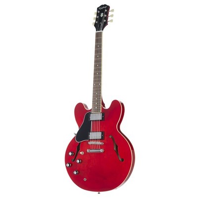 Epiphone Inspired by Gibson ES-335 Lefthand Cherry - Halbakustik Gitarre für