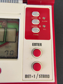 Nintendo Game & Watch Blackjack BJ-60 Handheld Game - 1985 - Read Description