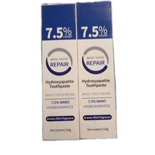 Croent 7.5 nHAP White Tooth Repair Hydroxyapatite Toothpaste Lot Of 2