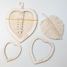Macrame Leaf Template, 1 Pack Cutting Template Macrame Wall Hanging Tool Macr...