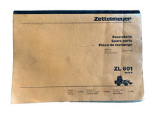 Zettelmeyer / Radlader / Knicklader / ZL 601 / Serie B / Ersatzteilliste