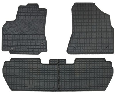 Gummi Fußmatten für Citroen Berlingo II B9 ab 2008- Passform Gummimatten 4teilig
