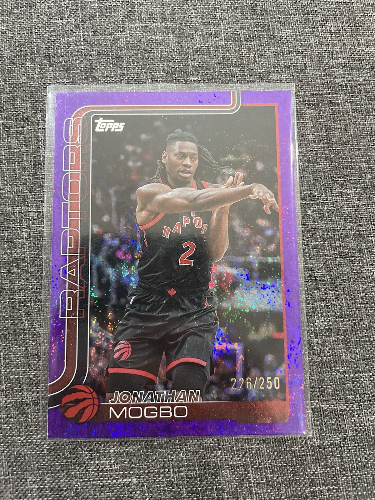 Jonathan Mogbo Topps Purple /250