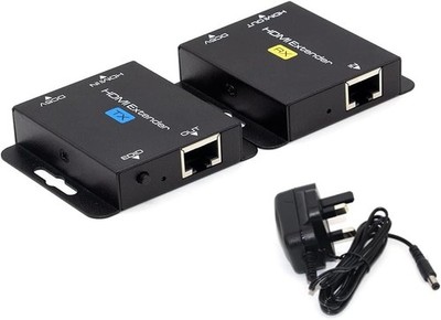 HDMI-Extender 60 m Mit POC 1080p @ 60Hz 3D Repeater (TX und RX) RJ45 Auf