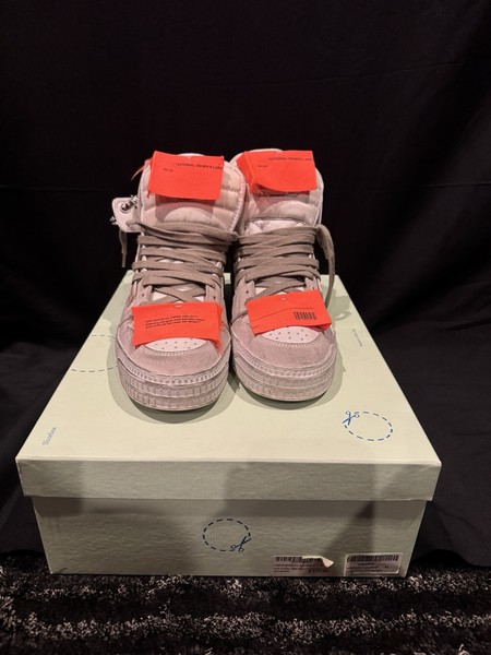 Tenis Virgil Abloh Court 3.0 Iridescente Holográfico Off-White RARO Auténtico 4