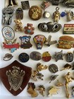 Vintage Pins Lot Military Motorcycle Travel USA Pop Culture Advertisement more! — photo 5