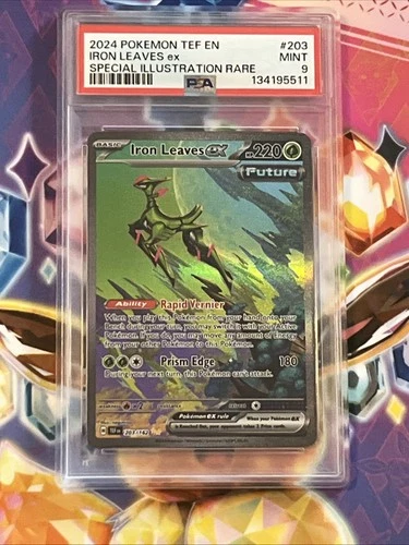 Iron Leaves Ex 203/162 Special Illustration Rare! PSA 9! Temporal Forces!