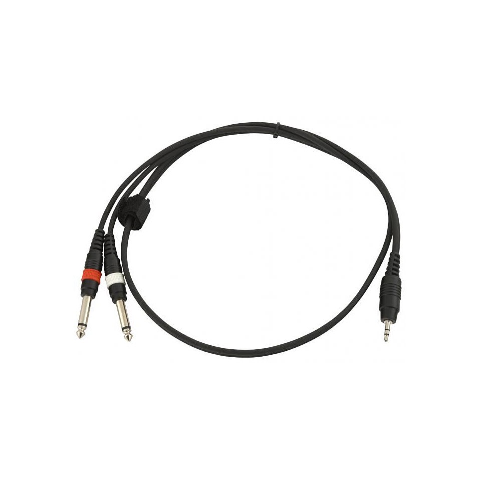Разъем Y-Kabel Klang Jack plug mini stereo - 2-кратный разъем для подключения 1-метрового кабеля NEU