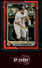 Garret Forrester 2024 Bowman #BCP-148 Chrome Prospects Orange Refractors #/25