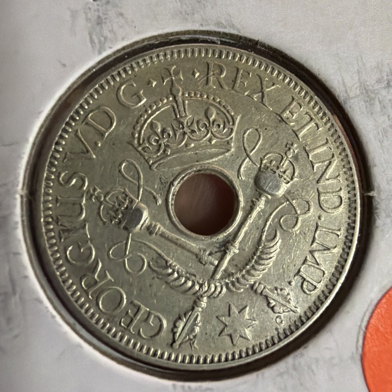 1935 New Guinea 1 Shilling  U331