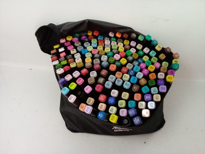 168PCS Touch Youch Marker Set Permanent Double-Ended Highly Pigmented Colors