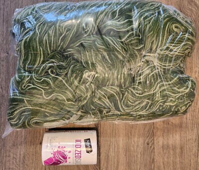 Mill Ends 100% Acrylic Worsted Weight 4lbs 4 oz shades of Green Variegated Yarn