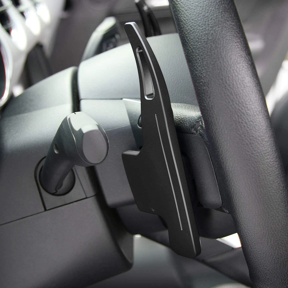 Steering Wheel Shift Paddle Cover Trim Decoration Frame for Ford Mustang 2015+ Foto 2 de 4