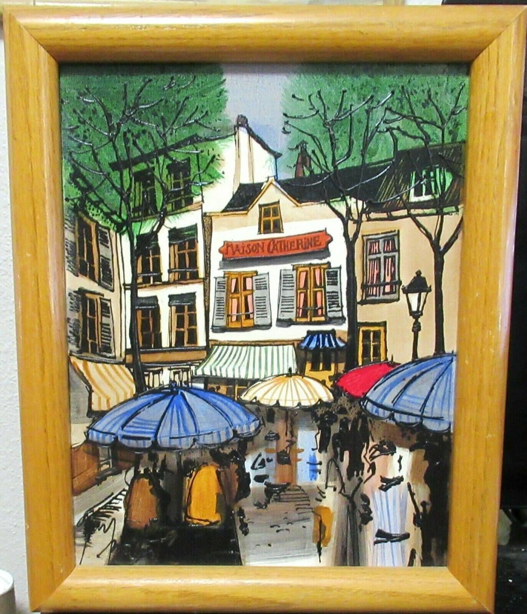 フランス　Guy NOCHET・ガイ　ノチェット　在銘サインあり　風景画油絵 フランス Guy NOCHET・ガイ ノチェット 在銘サインあり 風景画