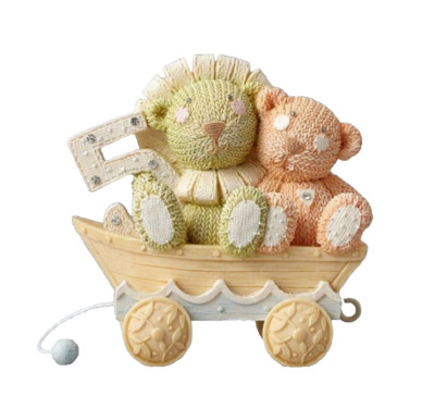 ENESCO FOUNDATIONS ''AGE 5~ LIONS'' BIRTHDAY ARK KAREN HAHN NEW * FREE SHIPPING