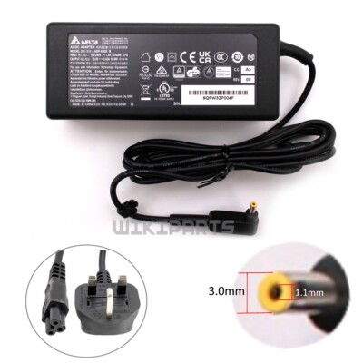 Chargeur Secteur 65W Pour Acer Aspire E15 - 19V/3.42A - Compatible Acer, EMachines, Packard Bell