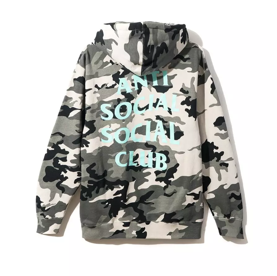 Camo anti social hotsell social club hoodie