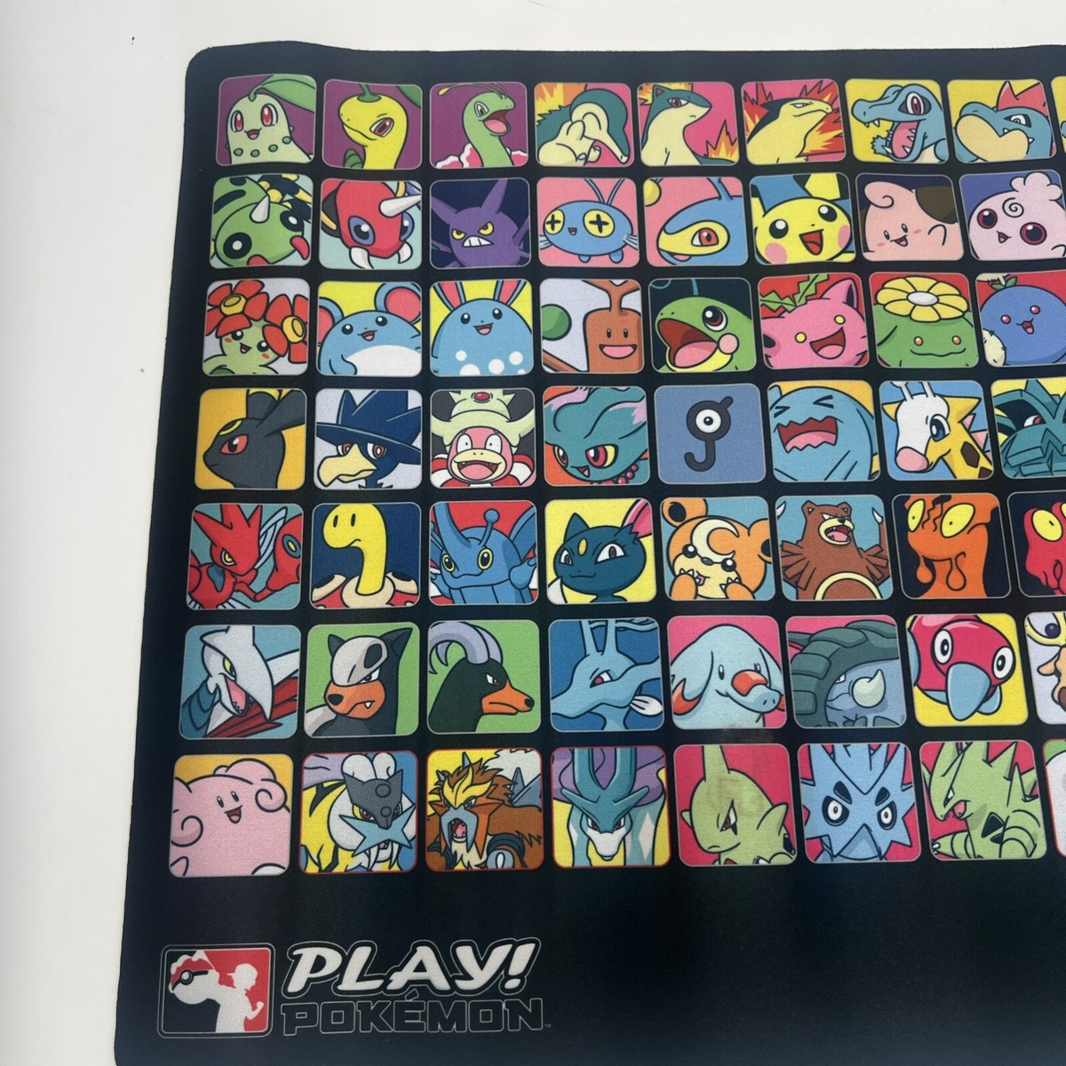 Pokémon Professor Program Generation 2 (JOHTO) Black Playmat | eBay