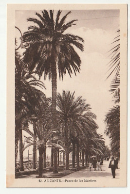 SPAIN - SPAIN - Old Postcard - ALICANTE Entrada al Castillo
