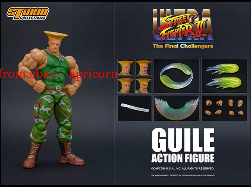 Storm Toys 1/12 Street Fighter 2 Guile The Final Challengers Action Figure  NEW 