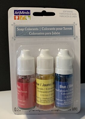 New in package Soap Colorants Artminds 1 pkg of 3 / 0.25 oz