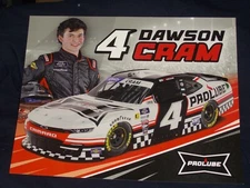 2024 DAWSON CRAM #4 PROLUBE NASCAR POSTCARD