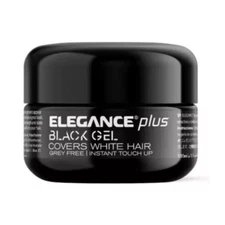 Elegance Plus Black Hair Gel 100ml Cover White Hair Original  جل اليجانس اسود  