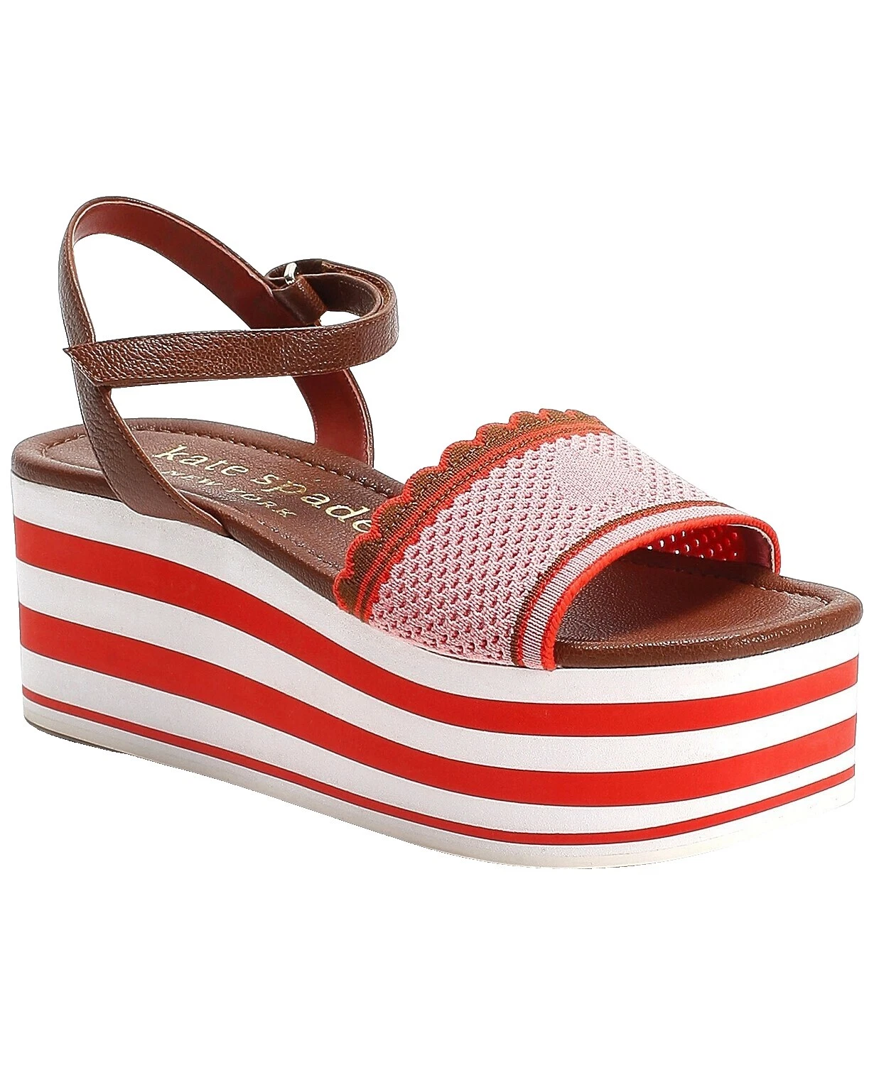 Sandalias Fiesta/Cóctel Cuña a Rayas para mujeres