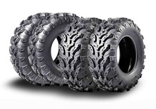 Mckinley Utv Atv Tires 25x8-12 25x10-12 6 Ply Full Set Super Mud Offroad X611