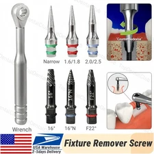 Dental Fixture Remover Screw Broken Implants Pick Up Extractor Failed SOS Screws