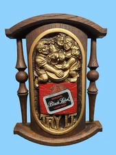 Carling Black Label Lager Beer Wall Plaque With 3D Relief Plastic & Resin