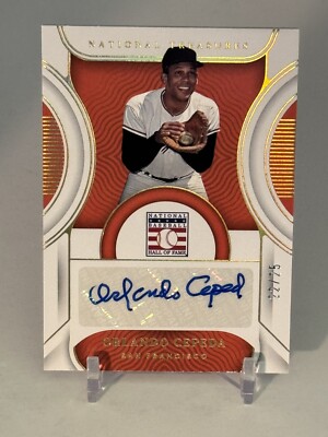 Orlando Cepeda /25 HOF Auto Gold 2023 Panini National Treasures