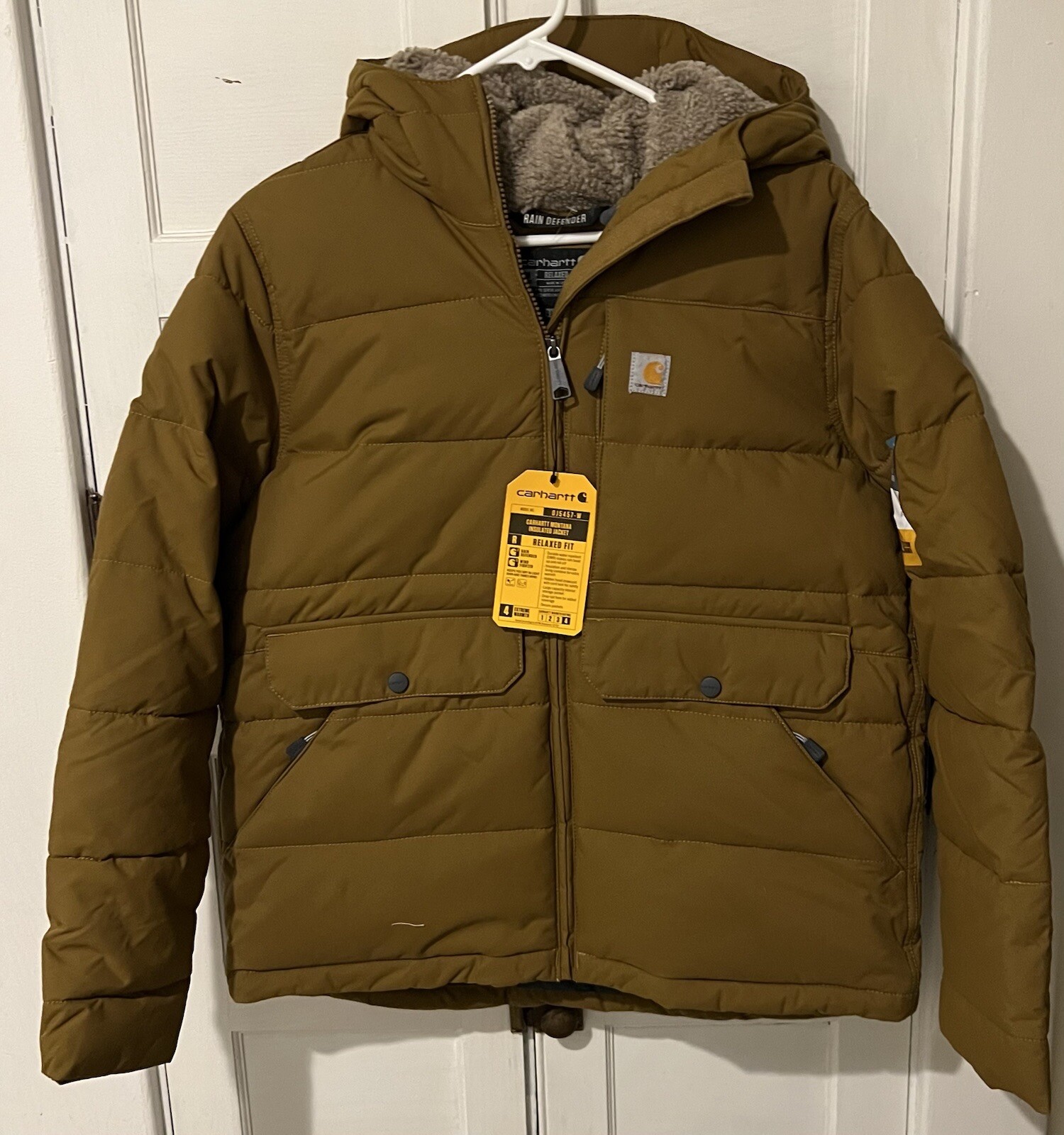 Carhartt Rain Defender Montana Relaxed Fit Insulated Women's Jacket Size M(8-10)