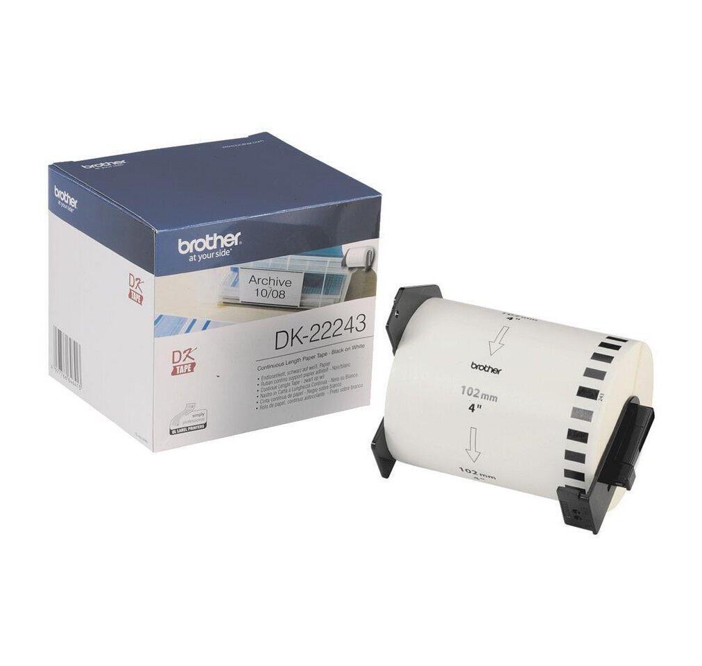 Brother DKN55224 Лента для бумаги Schwarz auf Wei - в рулоне 54 см x 305 м - 1 рулон 4590₽