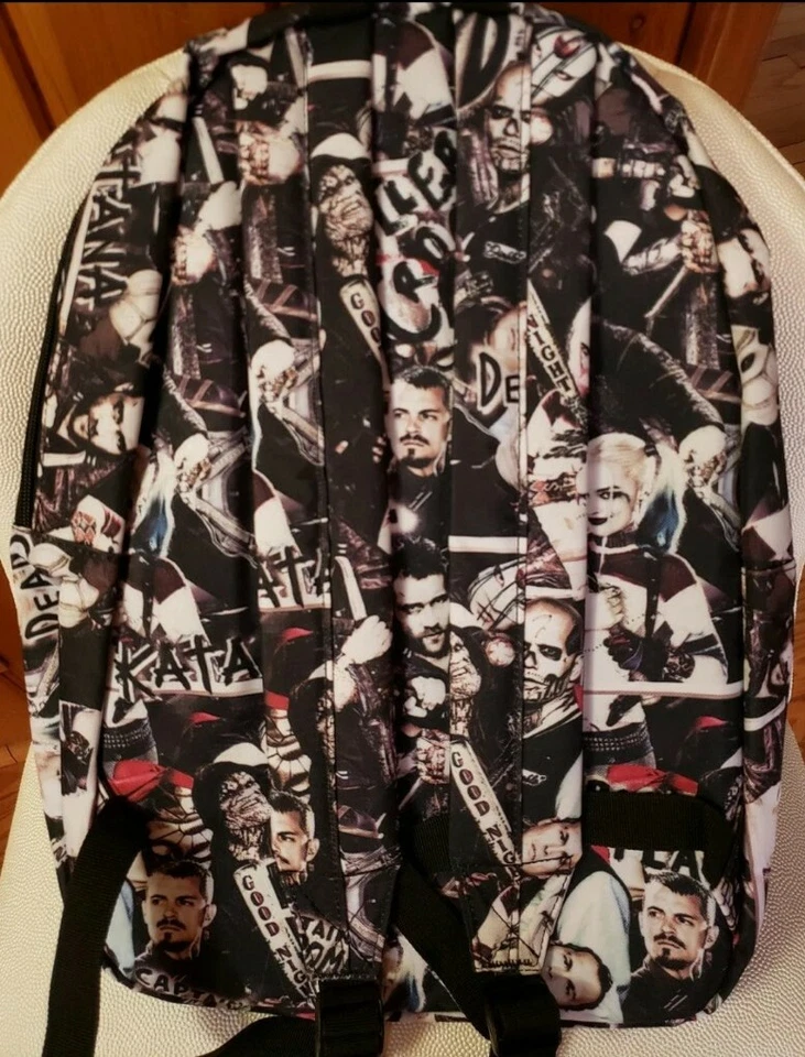 Mochila Escuadrón Suicida Harley Quinn Joker Bioworld Bolso Escolar Nuevo sin Etiquetas Foto 2 de 2