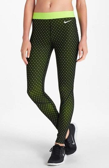 Nike pro shop polka dot leggings