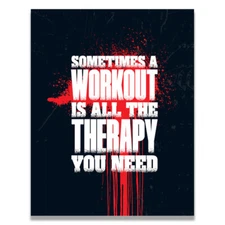 Good Workout Gym Fitness Motivational Quotes Poster 11X14 inches