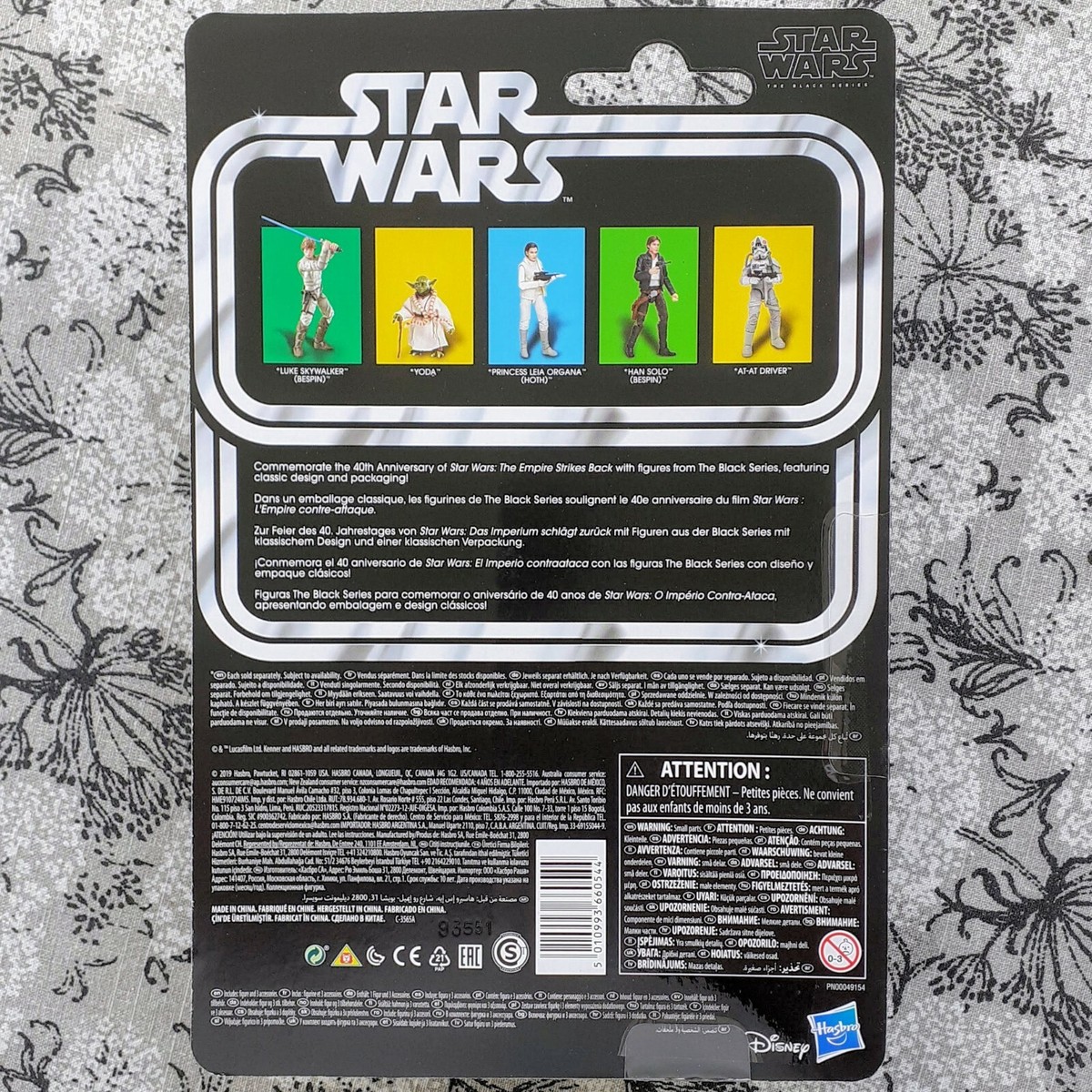 Star Wars Empire Strikes Back 40th Anniversary Black Series 6-In