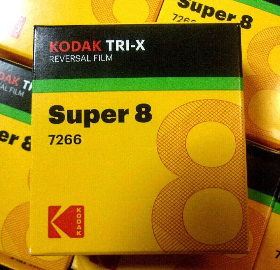 Kodak Tri-X 7266 Super-8 B&W Reversal Film - NEW Fresh 2025 stock - SEE VIDEO - Image 2 of 4