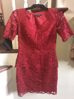 chinese dress ladies Lace Applique Midi Dress – Elie Tahari main image 1