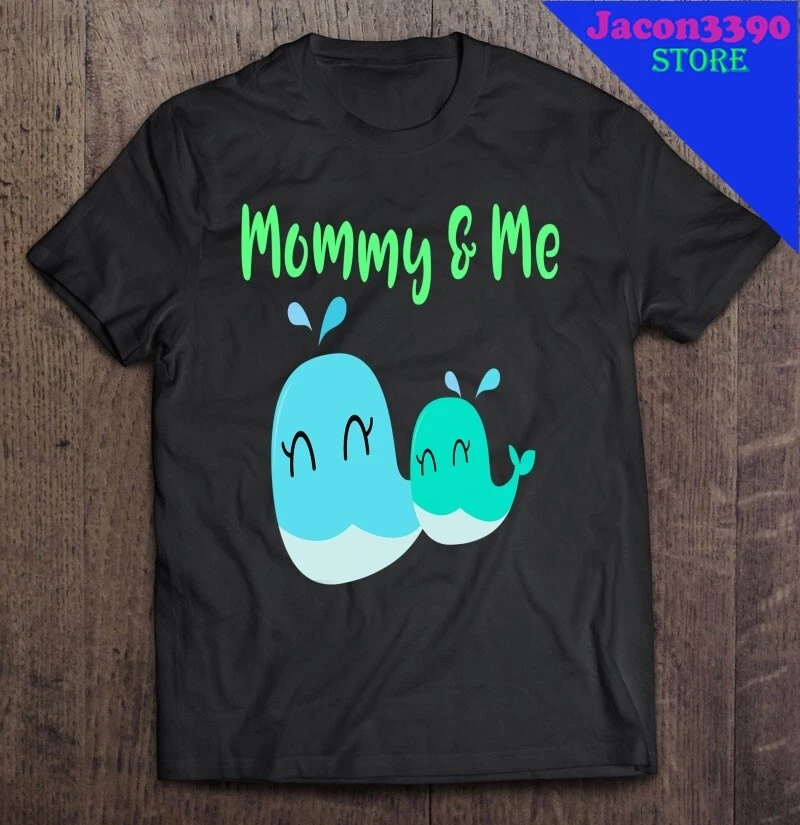 Whale Shirt Mommy And Me Matching Kids Daughter Son T Shirt S-4XL