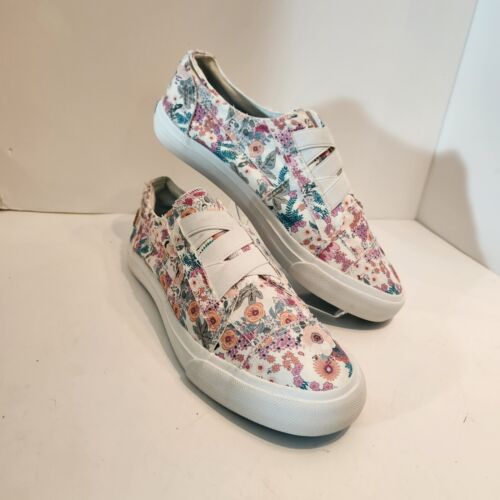 Blowfish Malibu Marlo Canvas Womens Shoes Slip on Floral Size 9