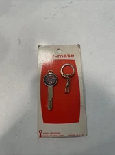 NORS 1970 Chevrolet Blank Ignition Key & Swivel Ring Key-Mate Chevelle Camaro 