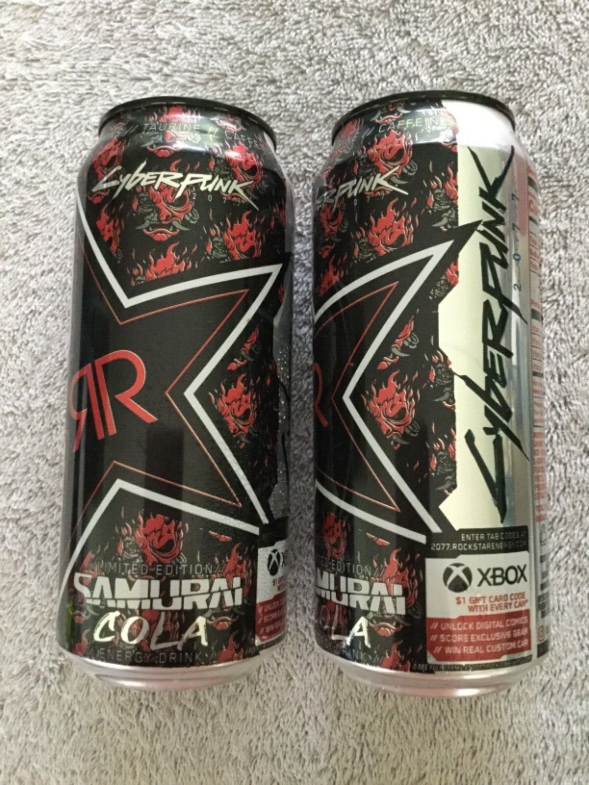 ROCKSTAR FULL Can 16 oz SAMURAI COLA CYBERPUNK 2077 XBOX PROMO LIMITED ED |  eBay