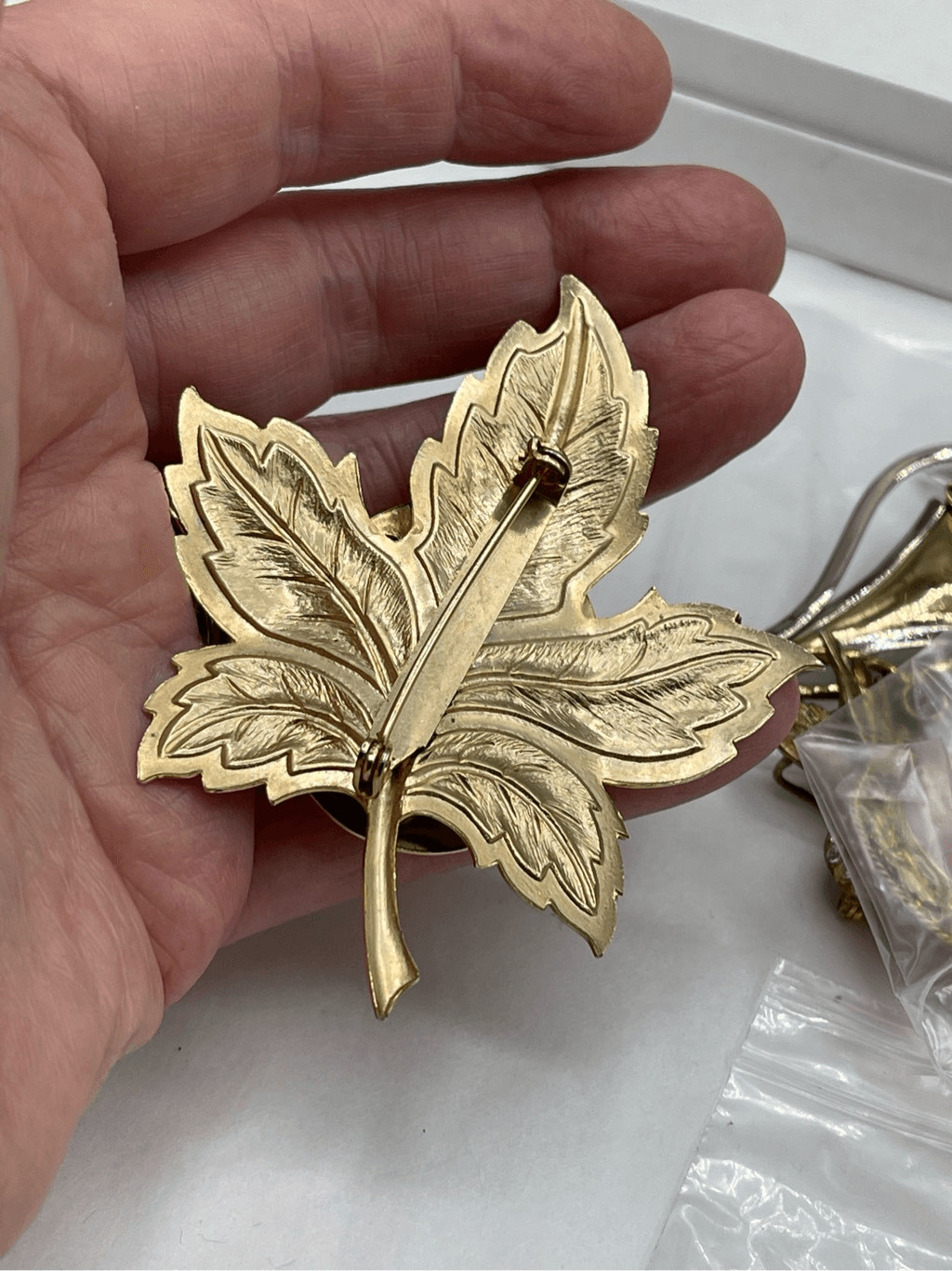 Stunning vintage statement brooch Brecciated Jasp… - image 4